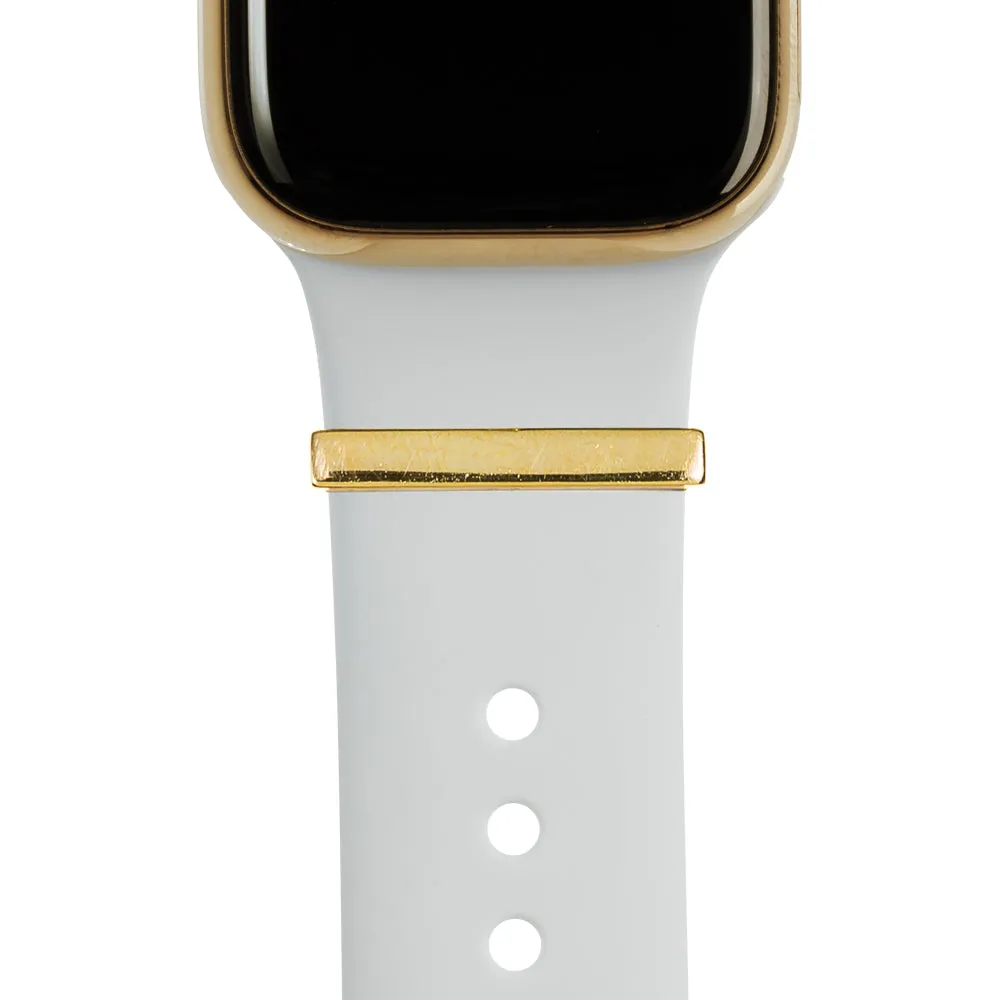 BYOB™ - gold stacking rings • Apple Watch & Fitbit band accessory