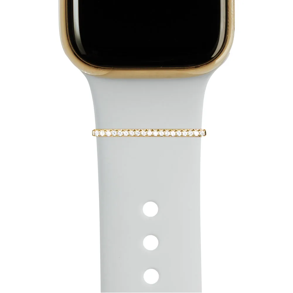 BYOB™ - gold stacking rings • Apple Watch & Fitbit band accessory