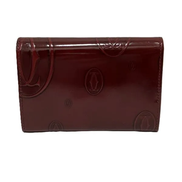 Cartier Enamel Leather Happy Birthday Card Case