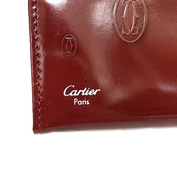 Cartier Enamel Leather Happy Birthday Card Case