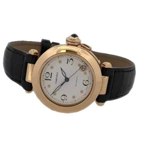 Cartier Pasha Automatic Watch with 18k Yellow Gold Case