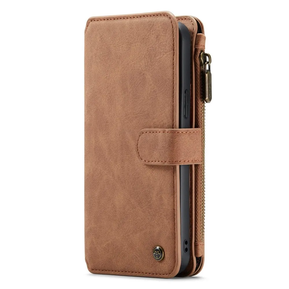 CaseMe iPhone 13 Pro Max Retro Wallet - Brown