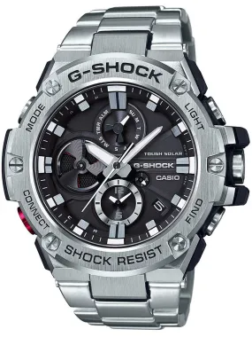 Casio G-Shock G-Steel CHRONO SOLAR Bluetooth Mens Watch GSTB100D-1A