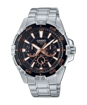 Casio MTD-1069D-1A3VDF Stainless Steel Strap Watch for Men