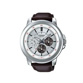 Casio MTP-X300L-7EVDF Brown Leather Strap Watch for Men