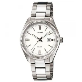 Casio Vintage LTP-1302D-7A1VDF Silver Watch for Women