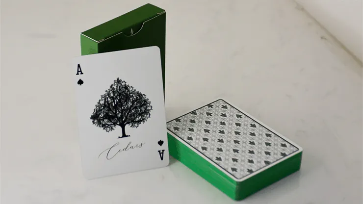 Cedars Gilded Playing Cards WJPC