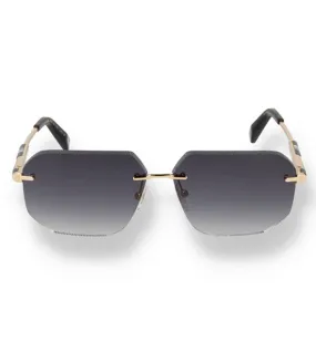 Chopard Unisex Blue Geometric Sunglasses