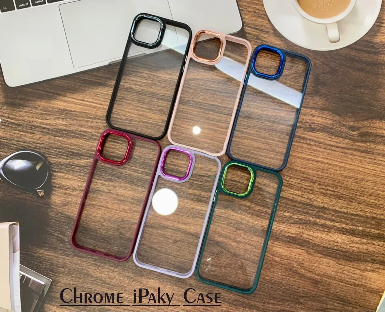 Chrome Clear Hard Protection Case For Samsung