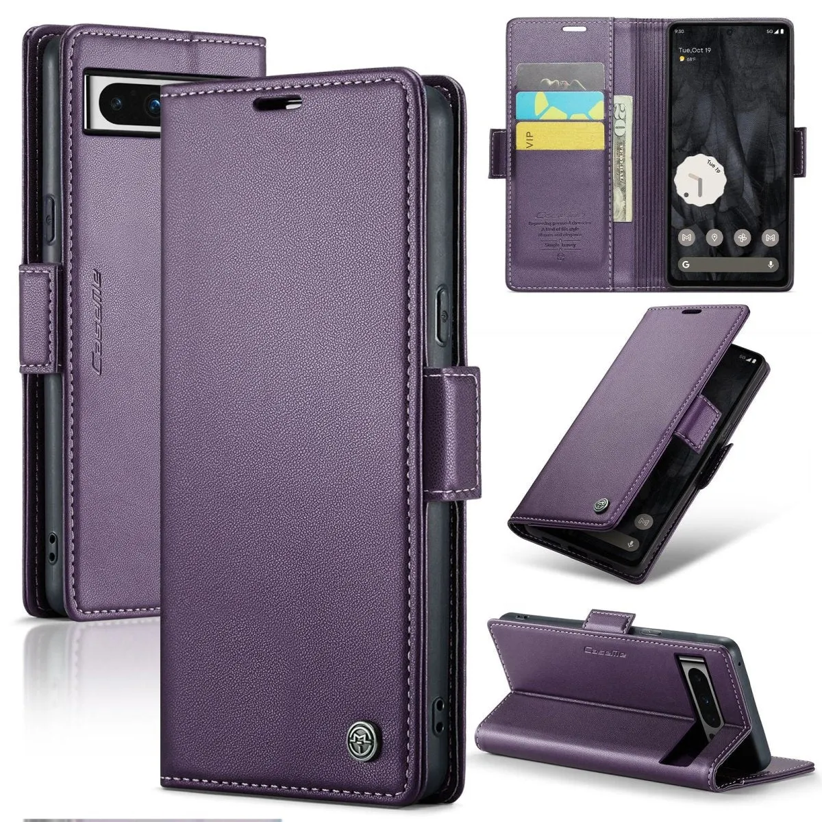 Cicuta Leather Wallet Case for Google Pixel Series