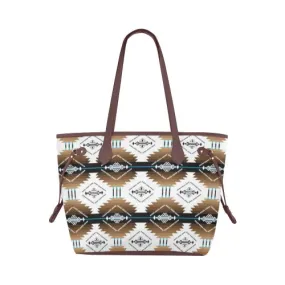 Cofitichequi White Clover Canvas Tote Bag