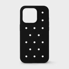 COLLER IPHONE SILICONE HARD 14PRO CASE BLACK