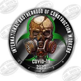 Construction Essential Worker Hard Hat Sticker / UBEW-5