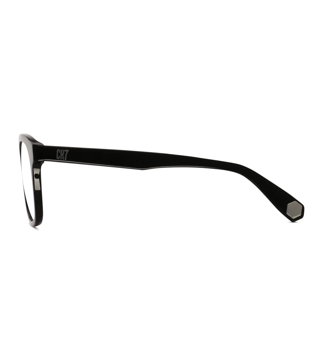 CR7 Unisex Black glossy Round Optical Frame