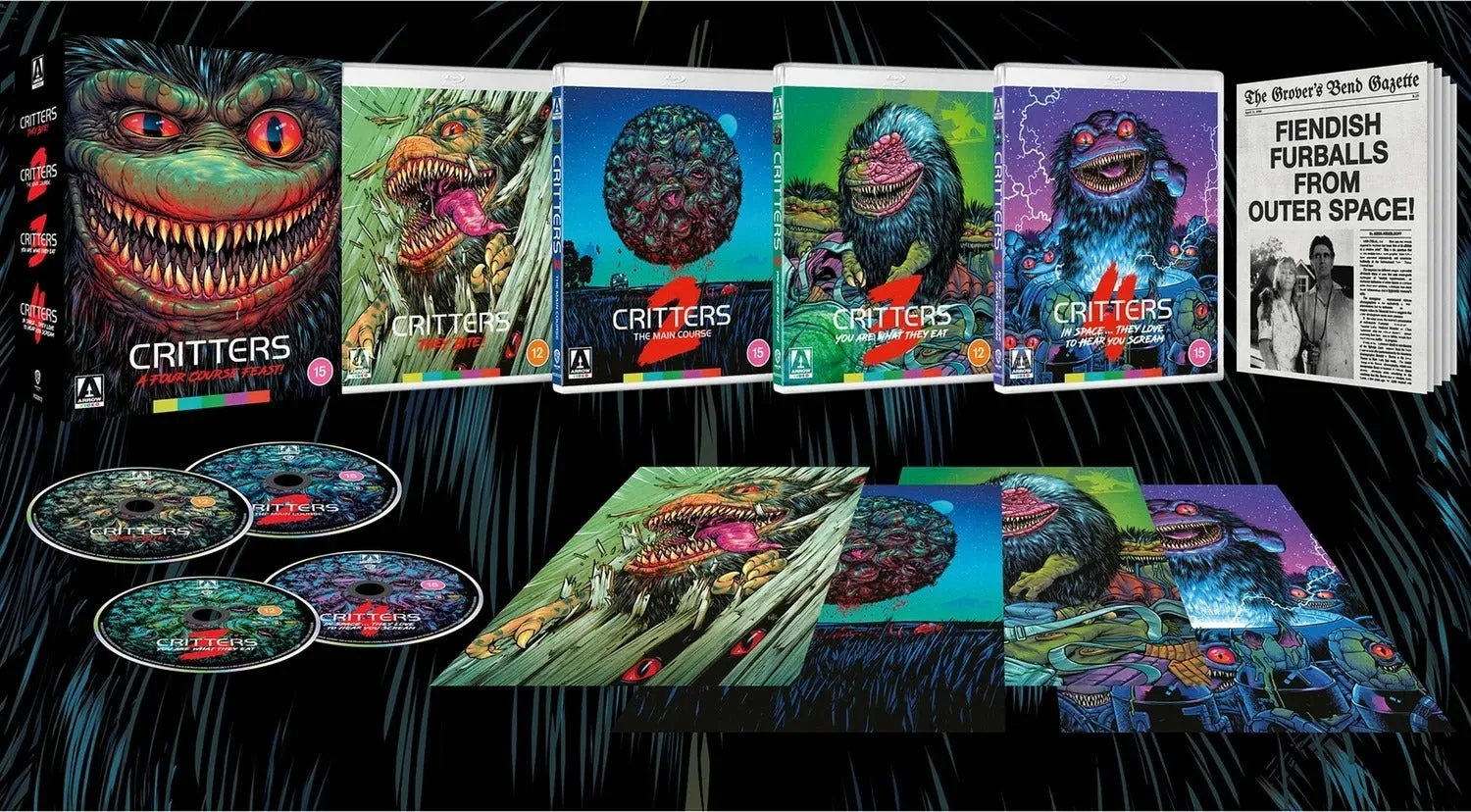 CRITTERS: A FOUR COURSE FEAST (REGION B IMPORT - LIMITED EDITION) BLU-RAY