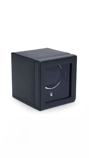 Cub Single Watch Winder with Cover in Navy