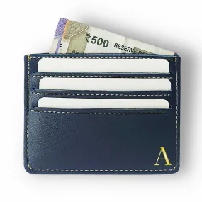 Custom Business Card Holder Case for Men - Monogram