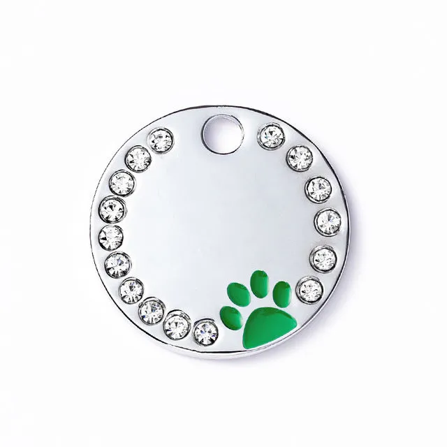 Custom Dog Identity Tag Collar Flash Pendant