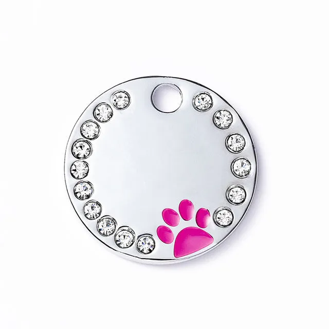 Custom Dog Identity Tag Collar Flash Pendant