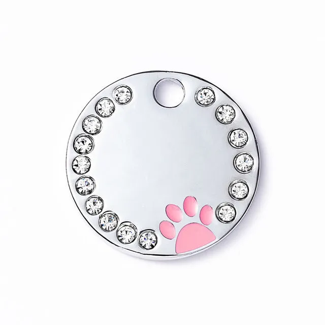 Custom Dog Identity Tag Collar Flash Pendant