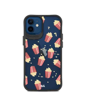 DailyObjects Popcorn Icon Black Hybrid Clear Case Cover For iPhone 12 Mini