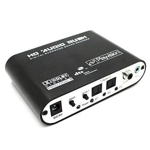 Dealsplant 5.1 Audio Digital Sound Decoder Converter