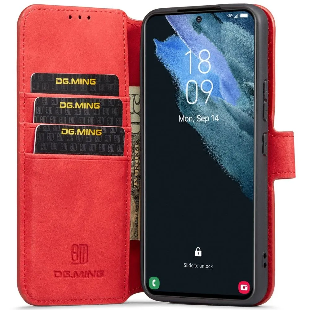 DG.MING Samsung Galaxy S22 Retro Case - Red