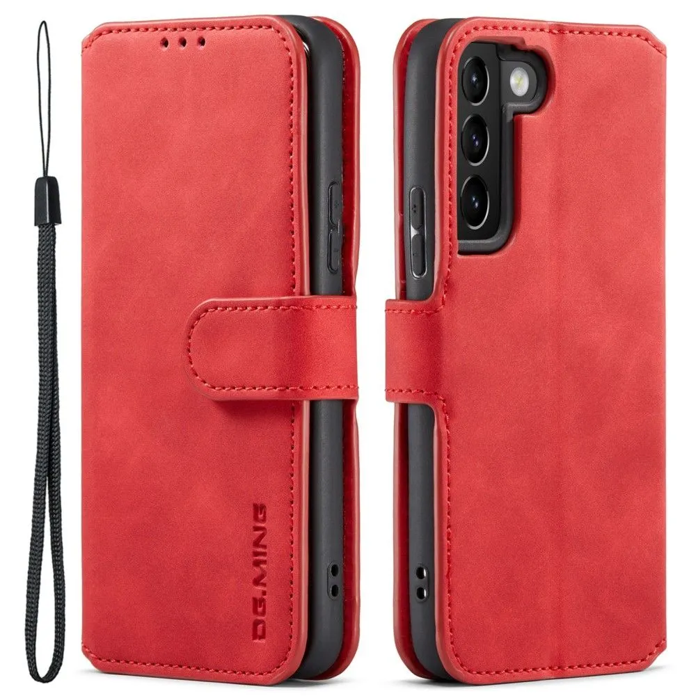 DG.MING Samsung Galaxy S22 Retro Case - Red