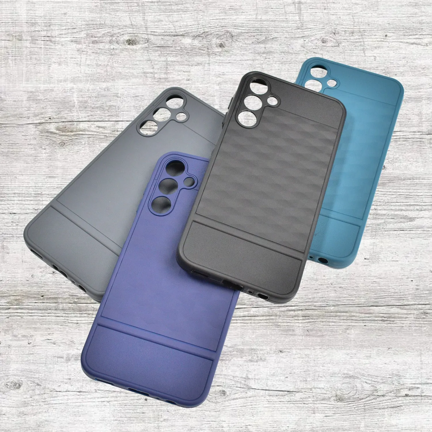 Diamond Textured Soft Silicone Case For Vivo