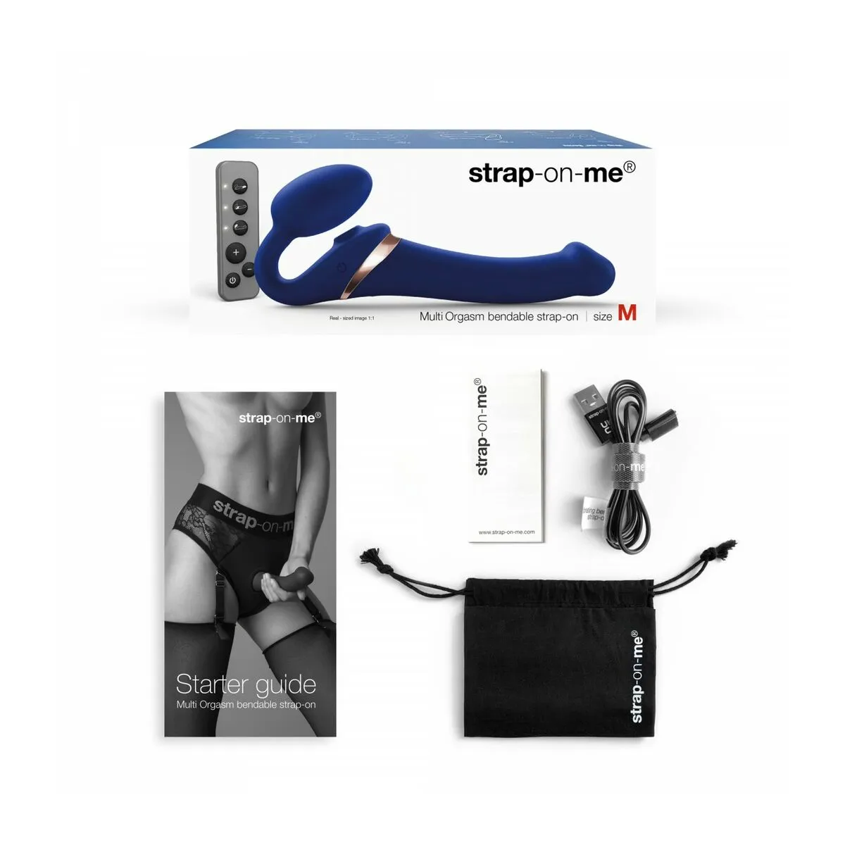 Dildo Strap-on-me 6017395 Blue