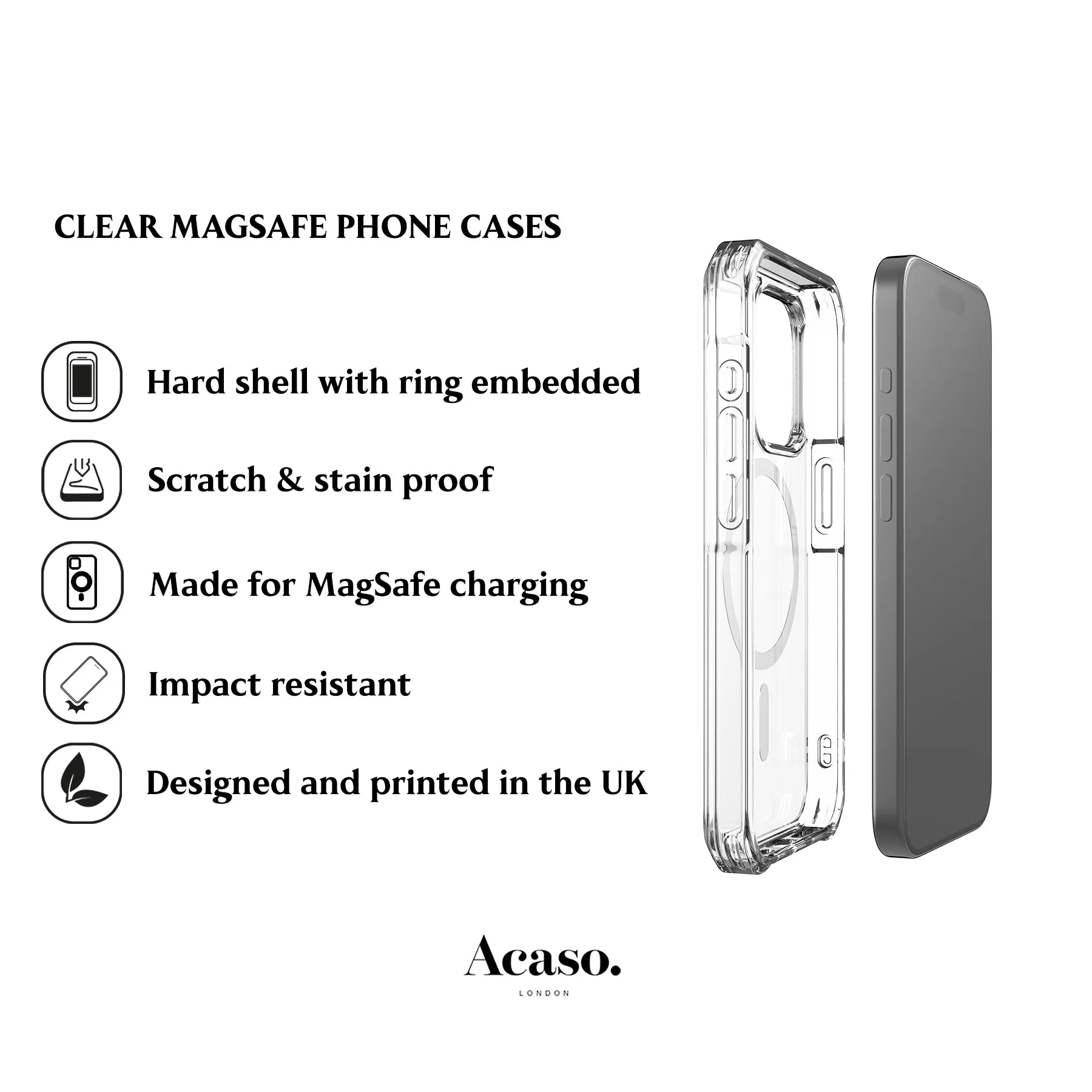 Disco Ball Clear MagSafe iPhone Case