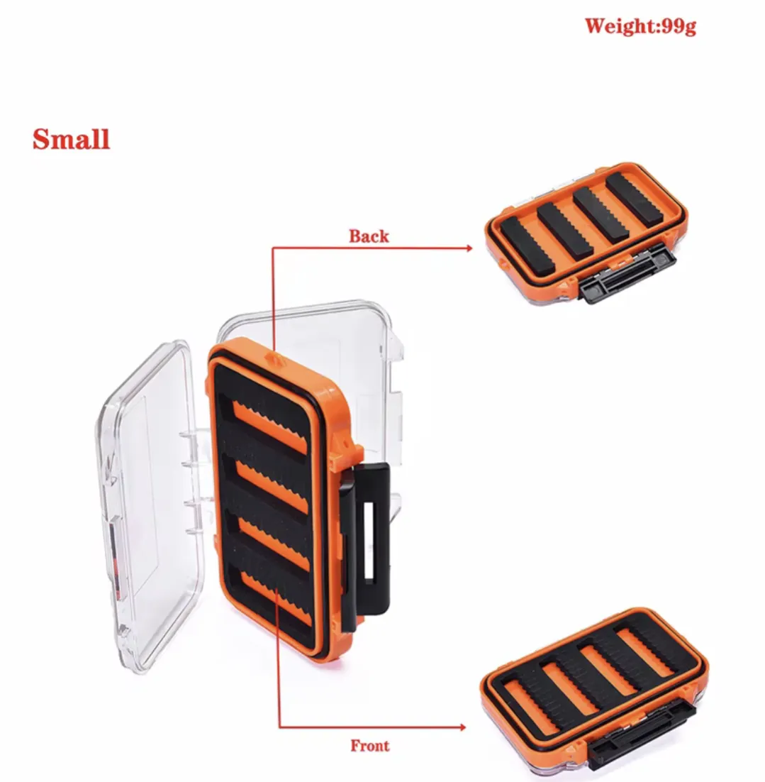 Double Sided Fly Case with Smile Face Lanyard