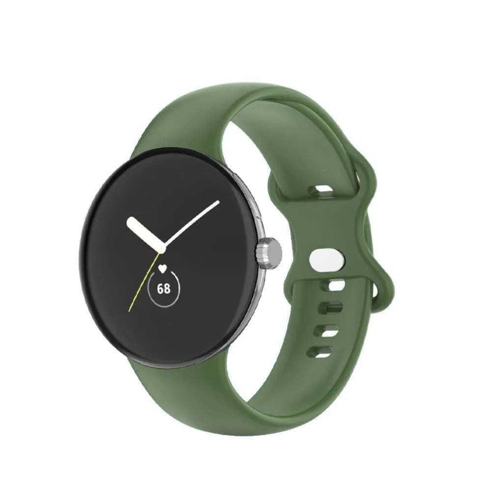 EIDERWOOD Google Pixel Watch 1 / 2 / 3 Silikone Urrem - Grøn