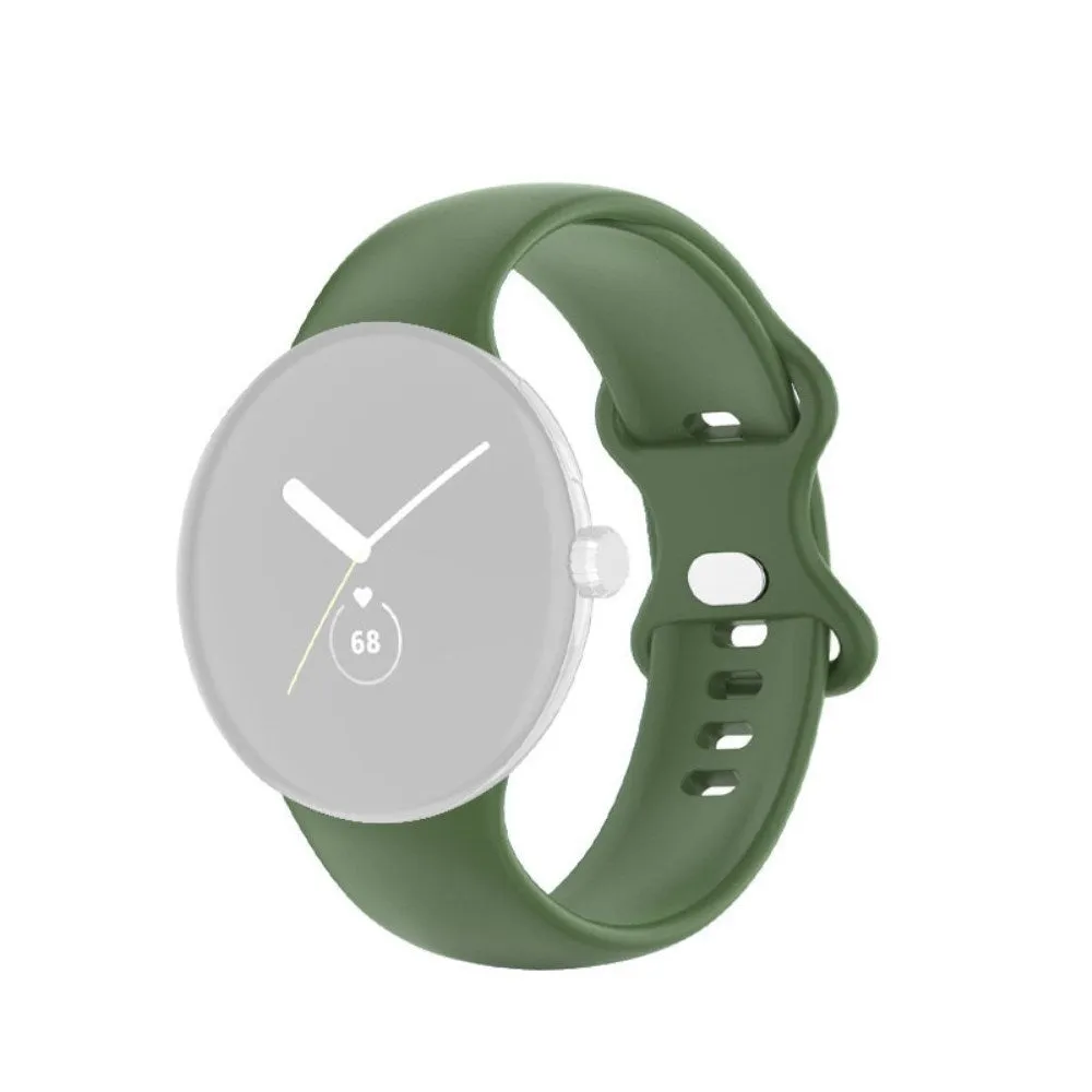 EIDERWOOD Google Pixel Watch 1 / 2 / 3 Silikone Urrem - Grøn