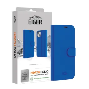 Eiger North Folio Case for Apple iPhone 15 in Blue