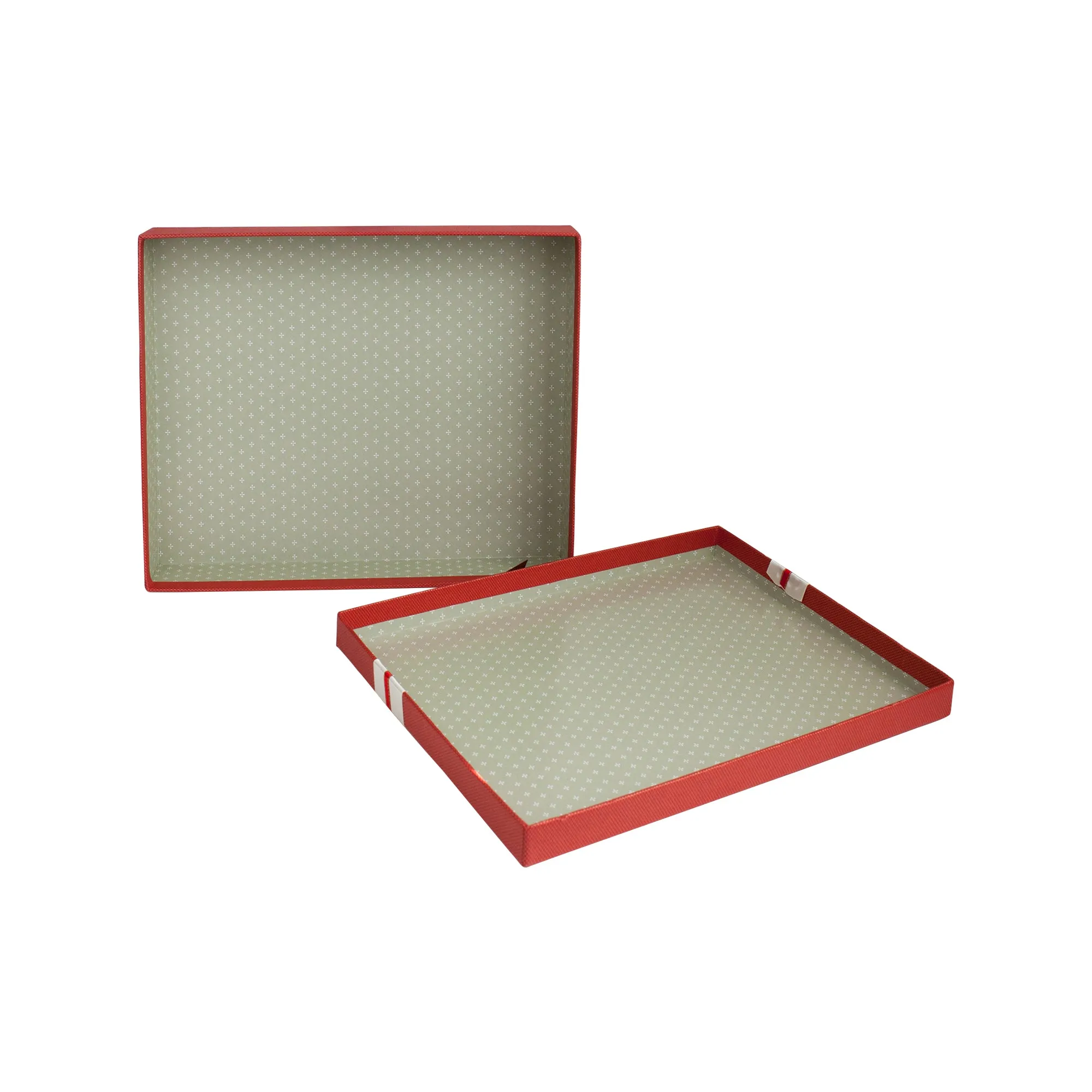 Elegant Textured Red Gift Box - Single (Sizes Available)