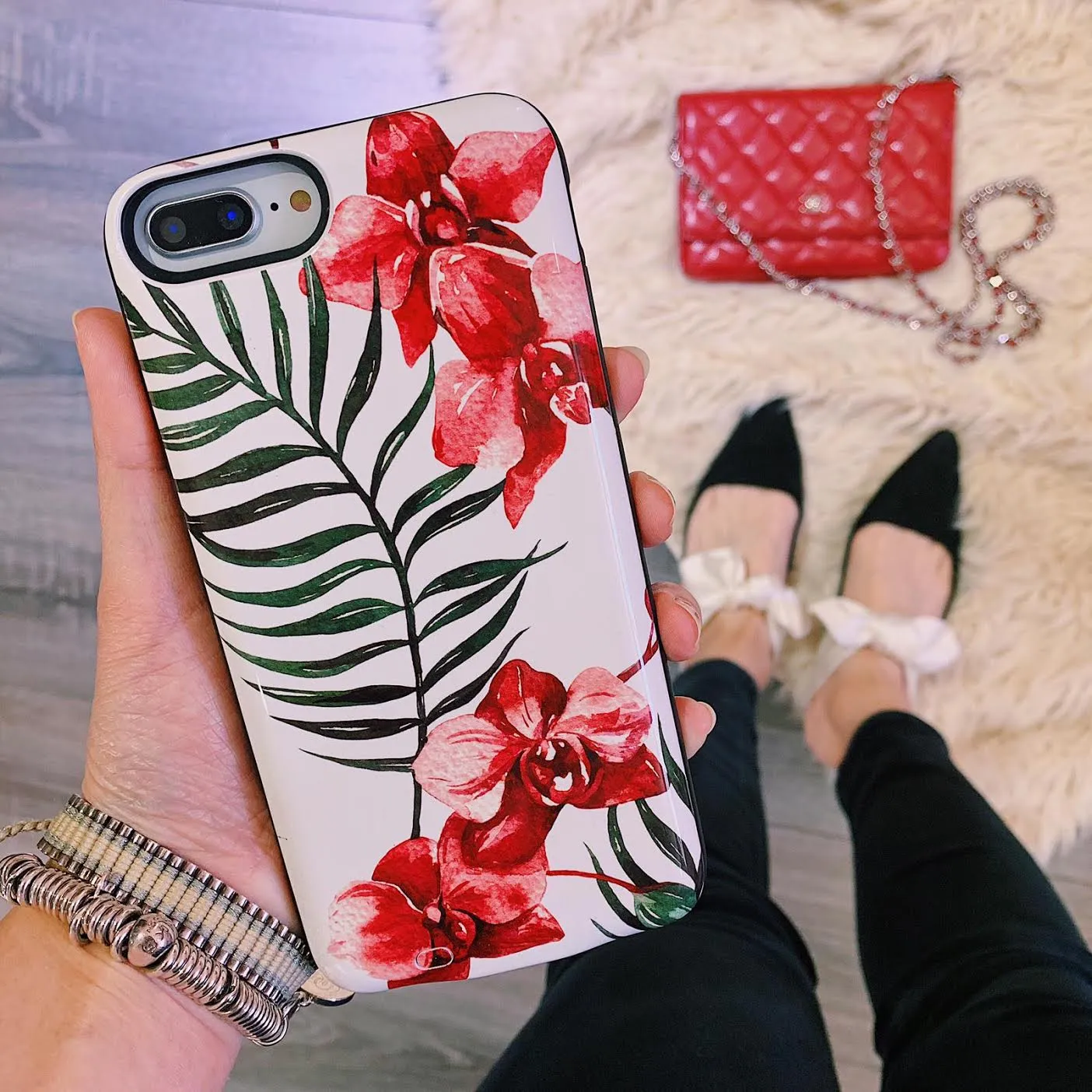 Exotic Orchids Battery Power Phone Case