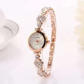 Fashion Hot Selling Casual Luxury Bracelets Stainless Steel Luxury Wristwatch Watch Women Dress Electronics Lady Watch