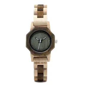 Fashion Retro Simple Ladies Women's Wooden Watch