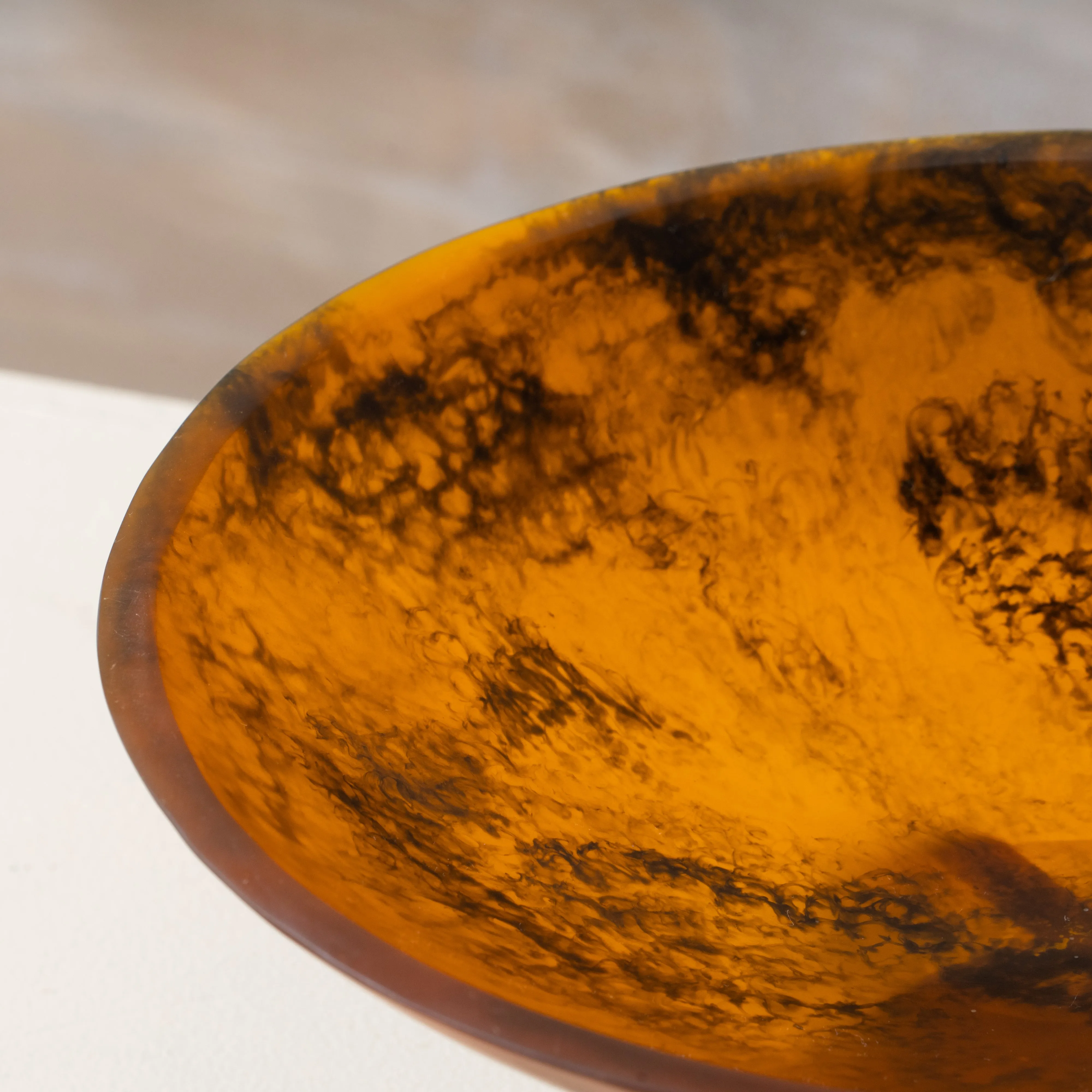 Flow Resin Fruit Bowl | Earth