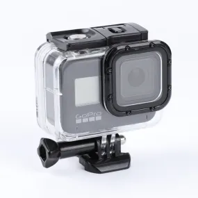 For GoPro HERO8 Black 45m Waterproof Housing Protective Case with Buckle Basic Mount & Screw (Transparent)