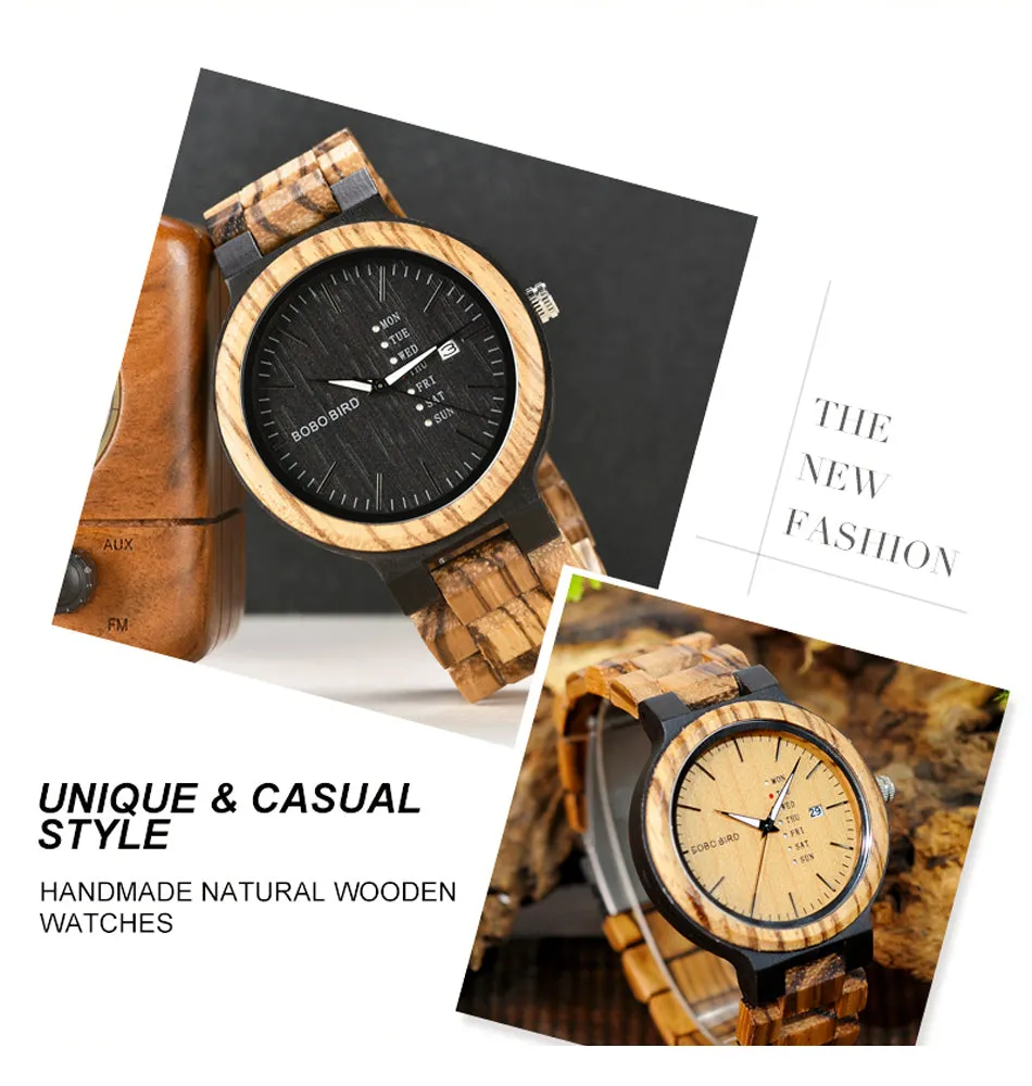 Funki Buys | Watches | Men's Stylish Wood Quartz Wristwatches