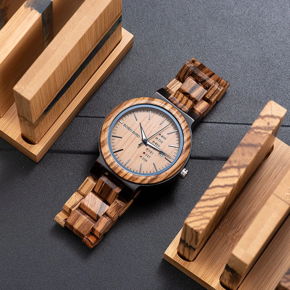 Funki Buys | Watches | Men's Stylish Wood Quartz Wristwatches