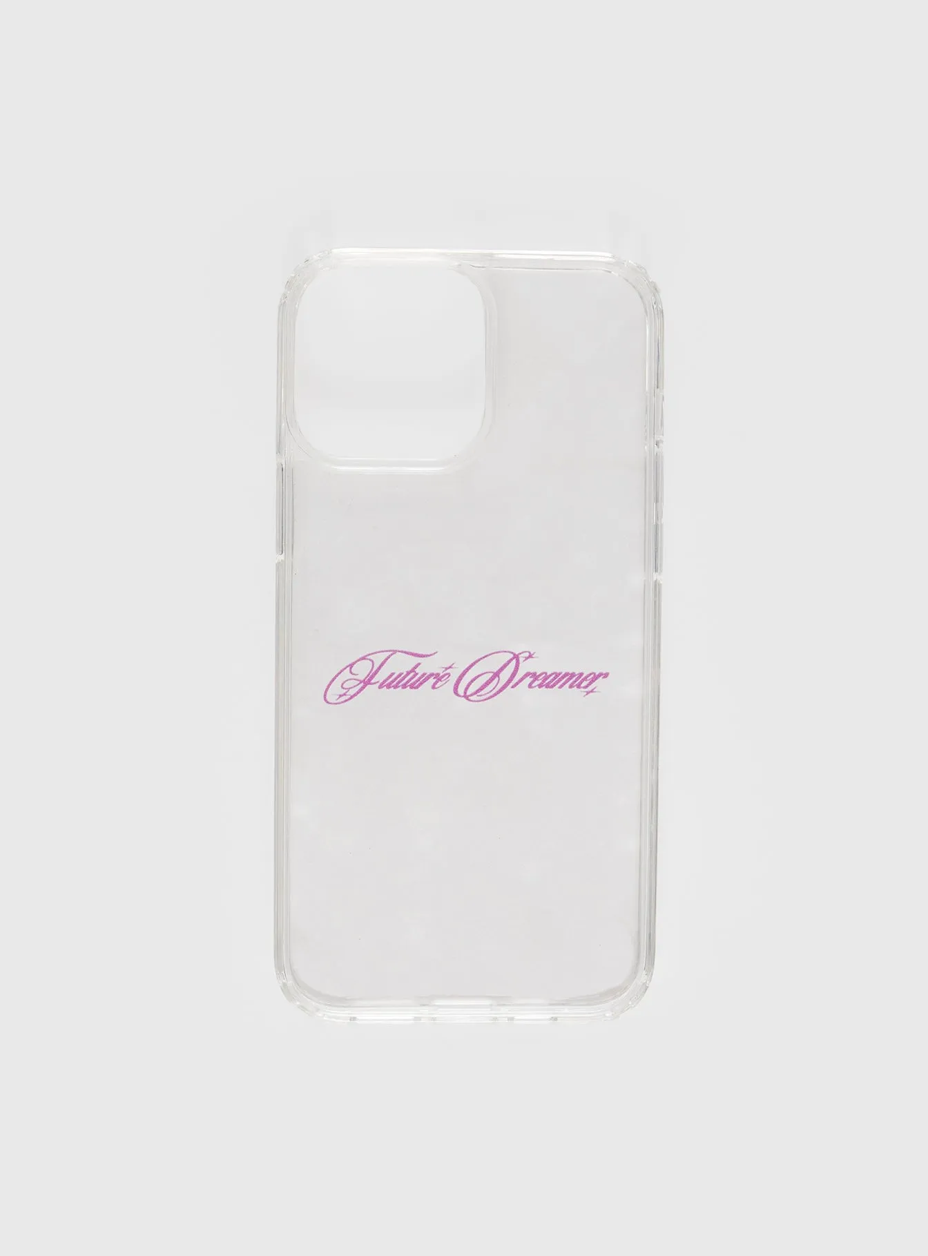 Future Dreamer iPhone Case Clear / Pink