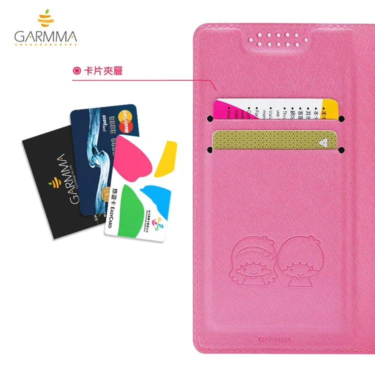 GARMMA Hello Kitty & Little Twin Stars & My Melody Leather Wallet Case for iPhone