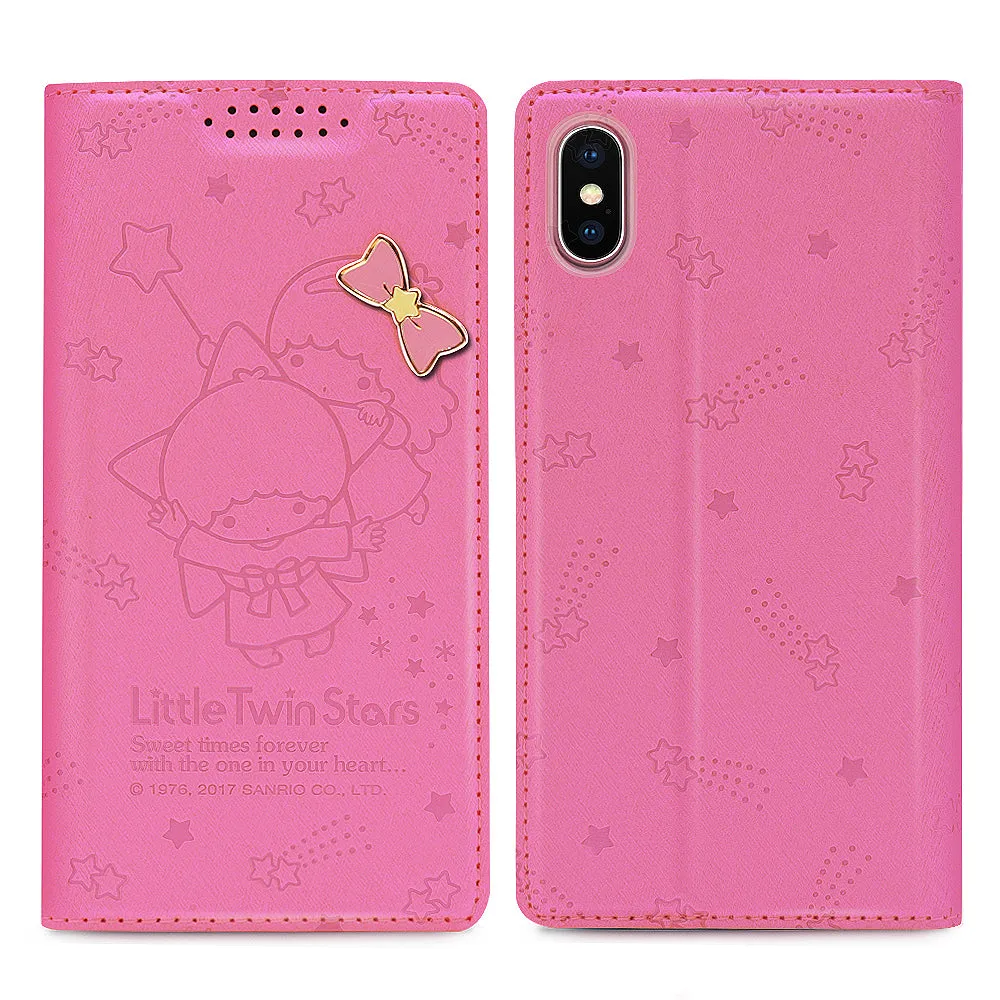 GARMMA Hello Kitty & Little Twin Stars & My Melody Leather Wallet Case for iPhone