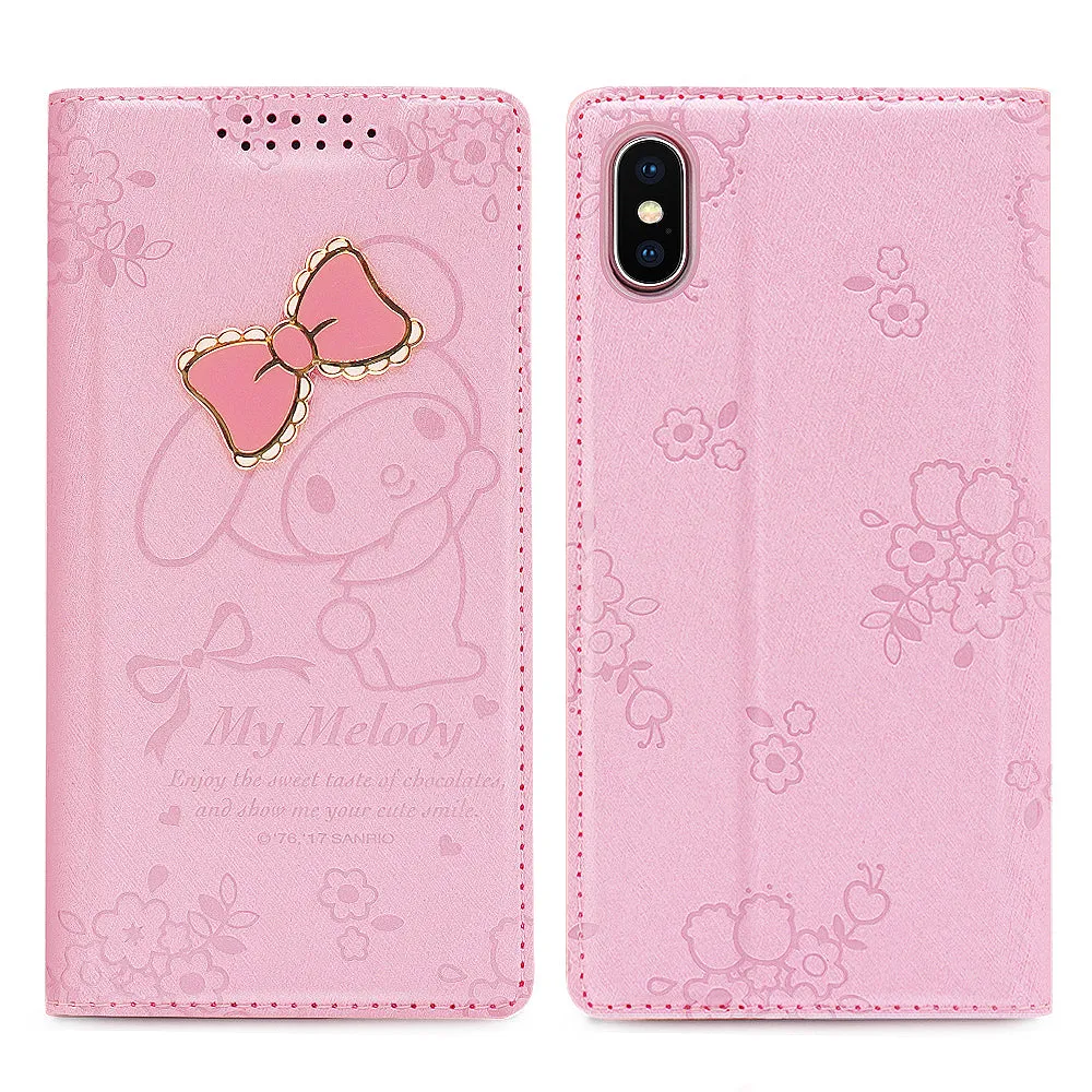 GARMMA Hello Kitty & Little Twin Stars & My Melody Leather Wallet Case for iPhone