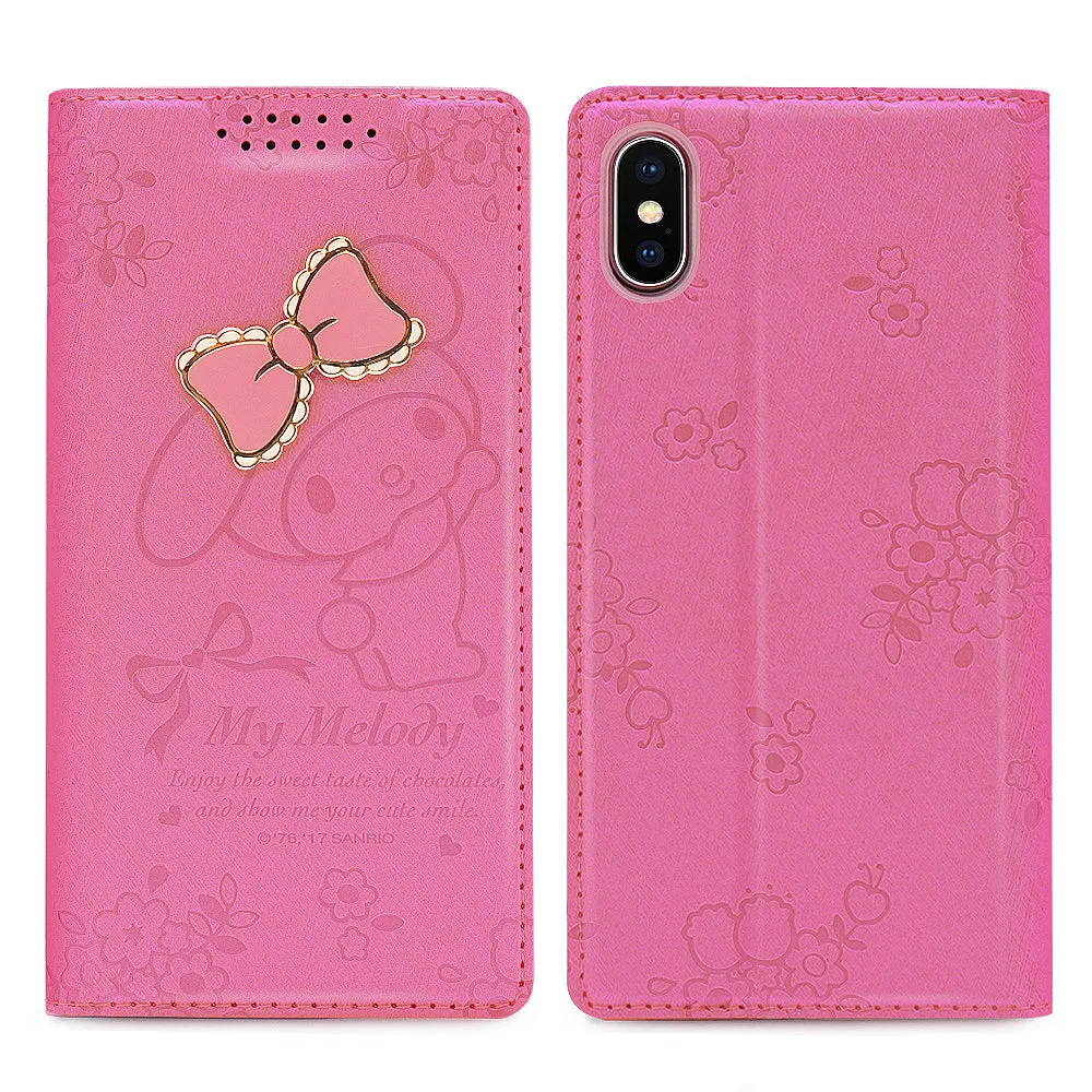 GARMMA Hello Kitty & Little Twin Stars & My Melody Leather Wallet Case for iPhone