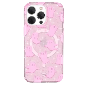 Ghosted Pink Glitter iPhone Case