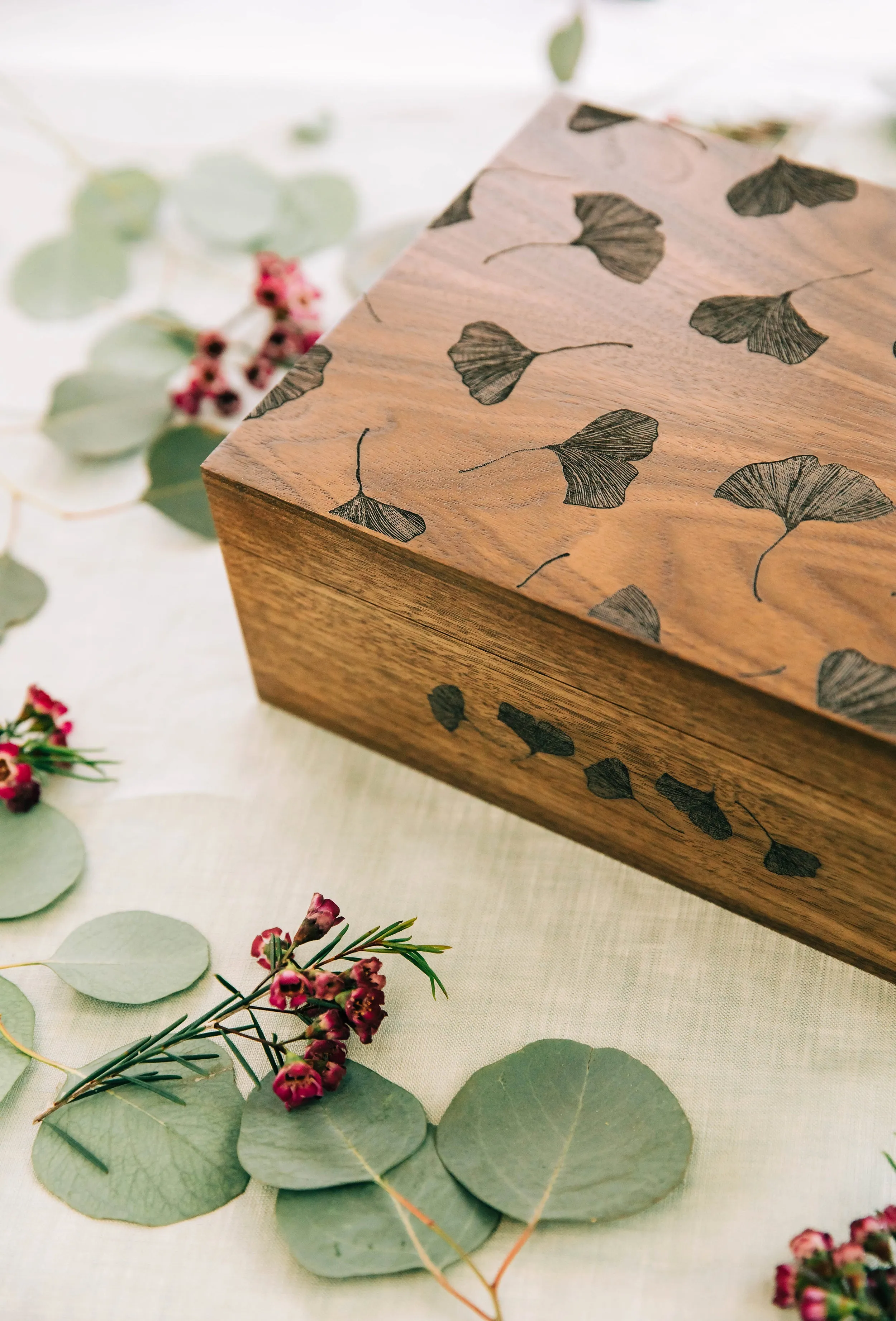 Ginkgo Keepsake Box